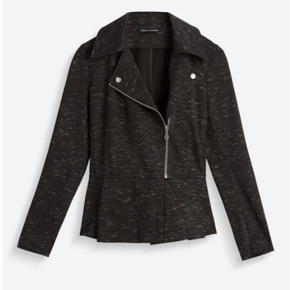 Supply & Demand Austeen Peplum Jacket Stitch Fix Black Size Medium
